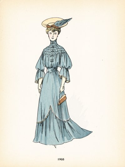 Damesmode, 1905 door French School