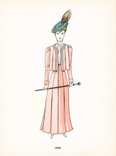 Damesmode, 1906 door French School