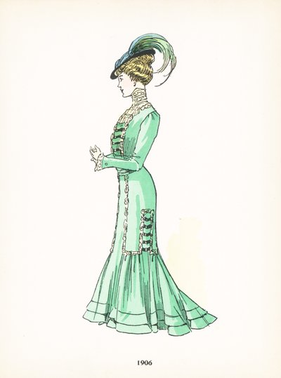 Damesmode, 1906 door French School