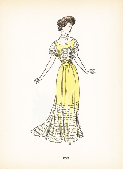 Damesmode, 1906 door French School