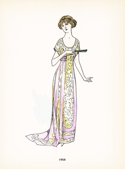 Damesmode, 1908 door French School