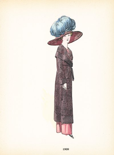 Damesmode, 1909 door French School