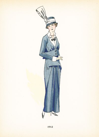Damesmode, 1913 door French School