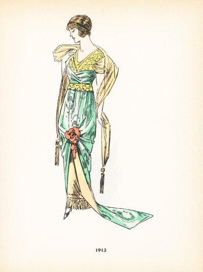 Damesmode, 1913 door French School