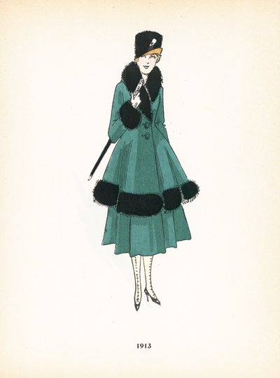 Damesmode, 1913 door French School