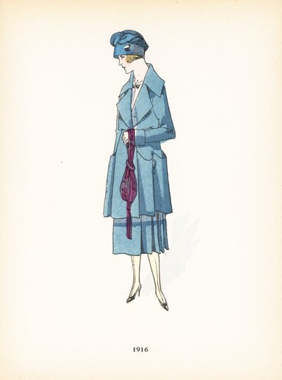 Damesmode, 1916 door French School