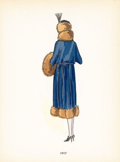 Damesmode, 1917 door French School