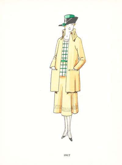 Damesmode, 1917 door French School