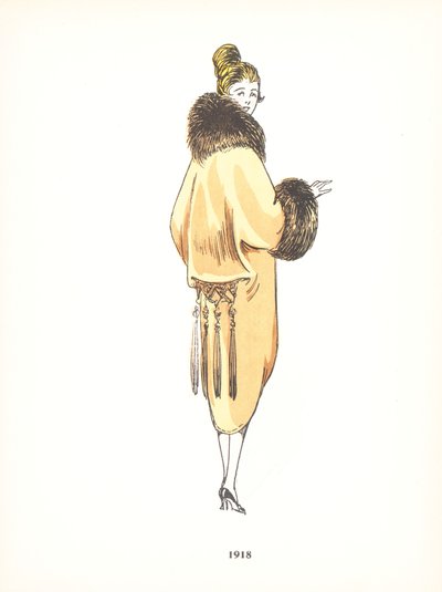 Damesmode, 1918 door French School