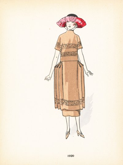 Damesmode, 1920 door French School