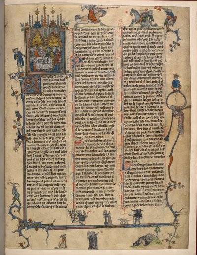 Lancelot-Grail (The Prose Vulgate Cycle), Add MS 10294/1 f.1dr door French School
