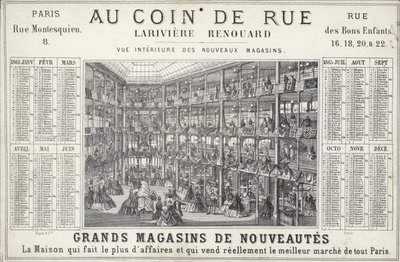 Lariviere Renouard warenhuis, Parijs door French School