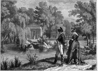 Laatste verblijf van Napoleon in het Malmaison-paleis - laatste bezoek van Napoleon en koningin Hortense aan La Malmaison, juni 1815 - in 