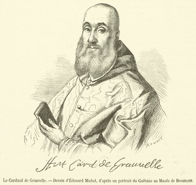 Le Cardinal de Granvelle door French School