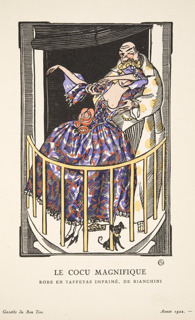 Le Cocu Magnifique, uit een collectie modeplaten door French School