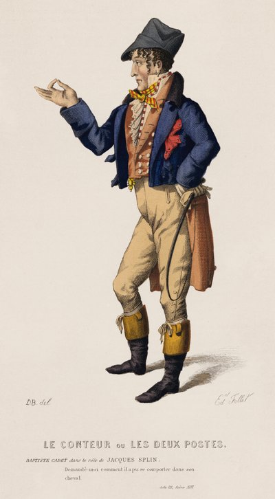 Le Conteur ou Les Deux Postes, Act III, Scene XIII door French School