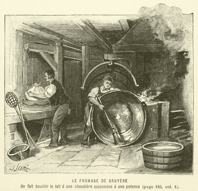 De Gruyere Kaas door French School