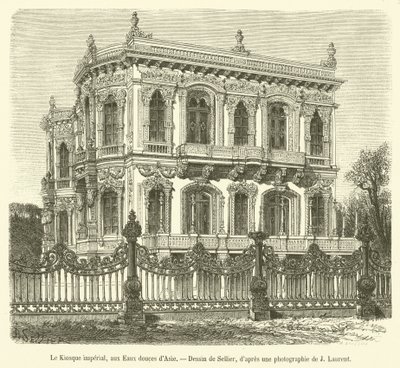 De keizerlijke kiosk, bij de zoetwaterbronnen van Azië door French School