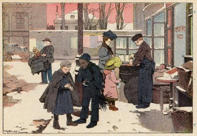 Le Marchand De Marrons door French School