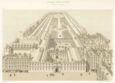 Le Palais Royal en 1679, naar La Boissiere door French School