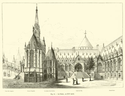 Het Paleis in de 16e eeuw door French School