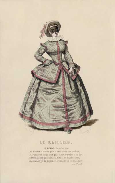 Le Railleur, La Dupre, Courtizanne door French School