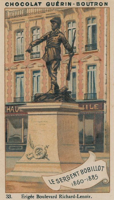 Sergeant Bobillot, 1860-1885, Opgericht Boulevard Richard-Lenoir door French School