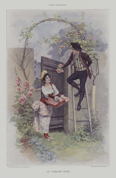 Le Tablier Rose (Het Roze Schort) door French School