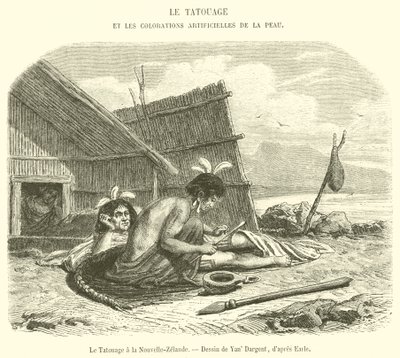 De tatoeage in Nieuw-Zeeland door French School