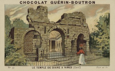 Tempel van Diane, Nîmes, Gard door French School