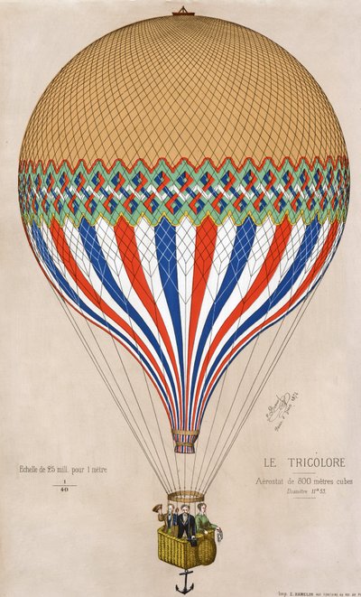 Le Tricolore, gepubliceerd 1874 door French School