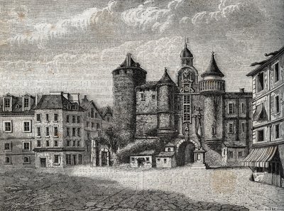 Le Vieux Paris - le Grand Chatelet - Gravure in 