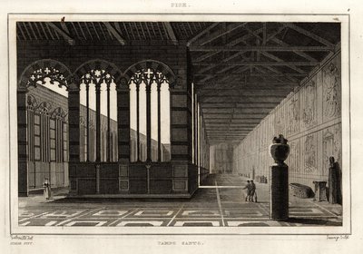 Le campo santo in Pisa door French School
