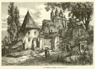 Het klooster van Melk door French School