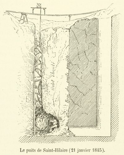 De put van Saint-Hilaire, 21 januari 1845 door French School