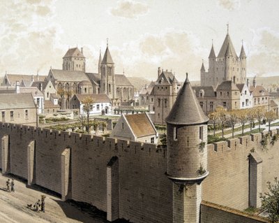 Le temple de Paris et la rue Royale, sd. 17e eeuw - in 