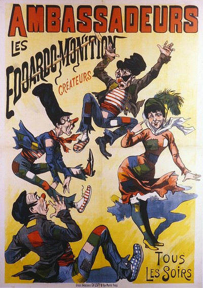 Les Ambassadeurs poster door French School