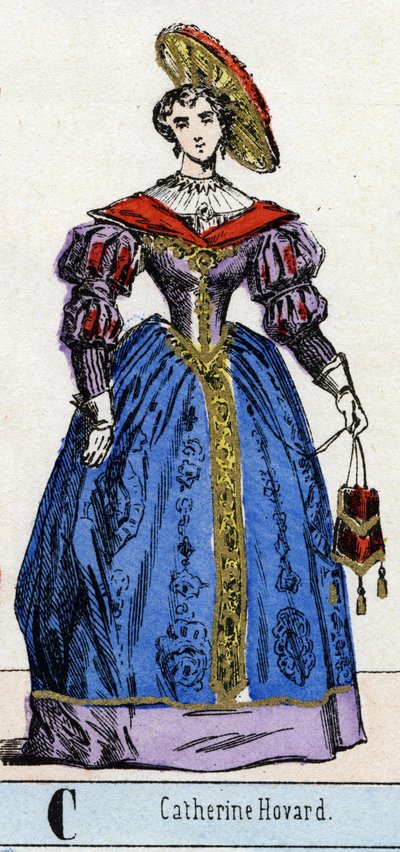 Letter C zoals Catherine Hovard of Catherine Howard (Katherine of Katheryn). door French School