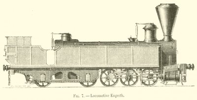 Locomotief Engerth door French School