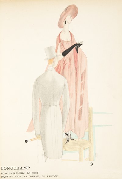Longchamp, uit een collectie modeplaten door French School