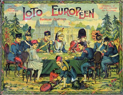 Loto Europeen, Franse versie van het spel Lotto voor kinderen, ca. 1900 door French School