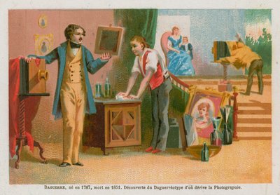 Louis Daguerre, 19e-eeuwse Franse pionier van de fotografie door French School