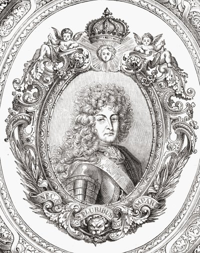 Lodewijk XIV (1638-1715) uit 