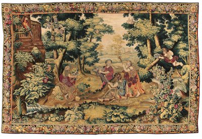 Louis XIV mythologisch wandtapijt, Gobelins of Beauvais door French School