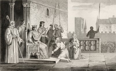 Louis X (1289-1316) de Stoute emancipeert de lijfeigenen, uit 