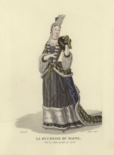 Louise Bénédicte de Bourbon, hertogin van Maine door French School