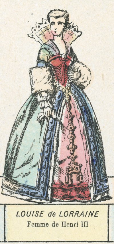 Louise de Lorraine, vrouw van Henri III door French School