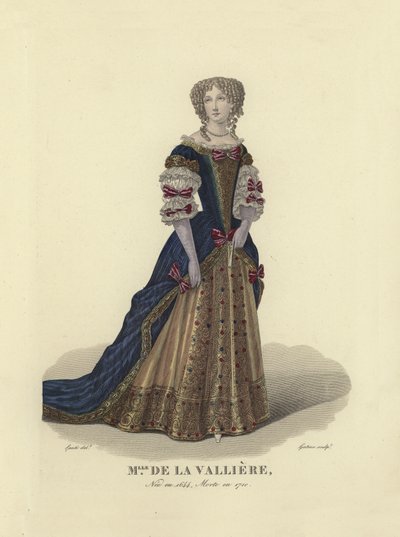 Louise de La Vallière, minnares van koning Lodewijk XIV van Frankrijk door French School
