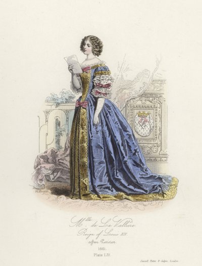 Louise de la Vallière, minnares van Lodewijk XIV van Frankrijk door French School