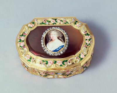 Louix XV ovale snuifdoos, door Gabriel Gallois, Parijs, 1738 door French School